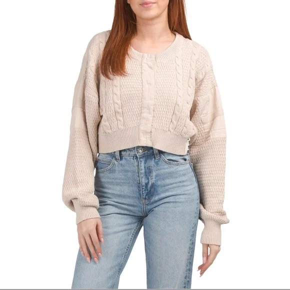 ✨ Free People, We The Free, Heritage Cardigan Sweater — Women’s Size L | NWT ✨ - Picture 1 of 9